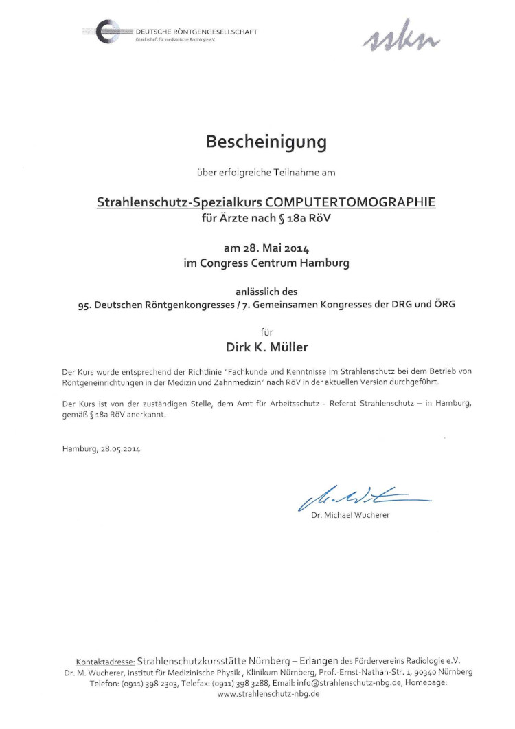 Strahlenschutzkurs
